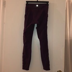 Mesh side panel lululemon leggings